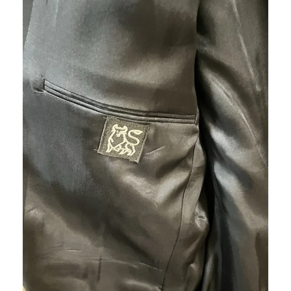 NWT Hart Schaffner Marx Merrill Lynch Hamilton Blazer 44R Made in USA Bull